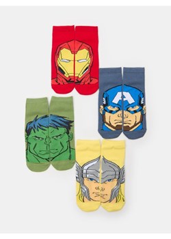 Sinsay - Skarpetki 4 pack Marvel - wielobarwny ze sklepu Sinsay w kategorii Skarpetki dziecięce - zdjęcie 184934510