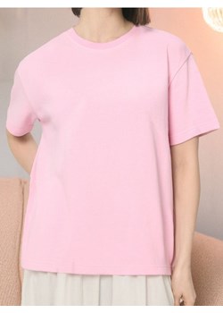 Sinsay - Bluza z krótkim rękawem - różowy ze sklepu Sinsay w kategorii Bluzki damskie - zdjęcie 184934513