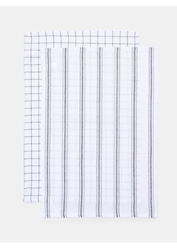 Sinsay - Ścierki kuchenne 2 pack - biały ze sklepu Sinsay w kategorii Fartuchy kuchenne - zdjęcie 184934543