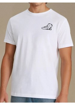 Sinsay - Bawełniana koszulka z nadrukiem Garfield - biały ze sklepu Sinsay w kategorii T-shirty męskie - zdjęcie 184934571