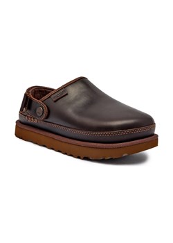 UGG Skórzane mule 2w1 W GOLDENSTAR CLOG LTHR REGEN ze sklepu Gomez Fashion Store w kategorii Kapcie damskie - zdjęcie 184935944