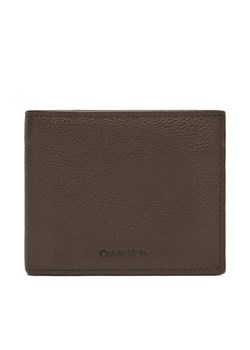Calvin Klein Portfel Micropebble Billfold W Coin LV04D1033G Brązowy ze sklepu MODIVO w kategorii Portfele męskie - zdjęcie 184936794