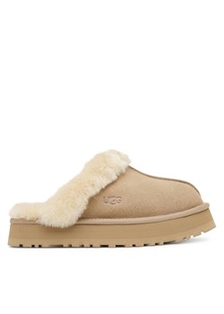 Kapcie Ugg W Disquette 1122550 Beżowy ze sklepu eobuwie.pl w kategorii Kapcie damskie - zdjęcie 184938373