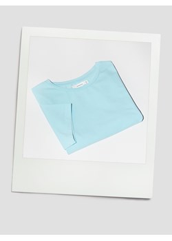 Reserved - Bawełniany crop top - jasnoturkusowy ze sklepu Reserved w kategorii Bluzki damskie - zdjęcie 184938783