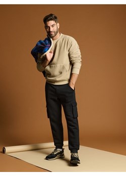 Sinsay - Spodnie tapered fit - czarny ze sklepu Sinsay w kategorii Spodnie męskie - zdjęcie 184940822