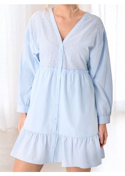 Sinsay - Sukienka mini - błękitny ze sklepu Sinsay w kategorii Sukienki - zdjęcie 184940853