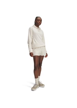 Damskie spodenki dresowe Under Armour UA Rival Terry Short - beżowe ze sklepu Sportstylestory.com w kategorii Szorty - zdjęcie 184941210