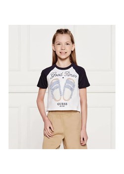 Guess T-shirt | Cropped Fit ze sklepu Gomez Fashion Store w kategorii Bluzki dziewczęce - zdjęcie 184941511