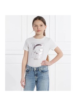 Guess T-shirt | Regular Fit ze sklepu Gomez Fashion Store w kategorii Bluzki dziewczęce - zdjęcie 184941514