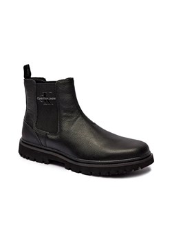Calvin Klein Jeans Skórzane sztyblety EVA MID CHELSEA ze sklepu Gomez Fashion Store w kategorii Buty zimowe męskie - zdjęcie 184941563