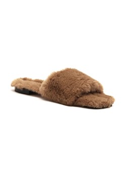 HUGO Obuwie domowe Lola Slipper-Fur | z dodatkiem skóry ze sklepu Gomez Fashion Store w kategorii Kapcie damskie - zdjęcie 184941573