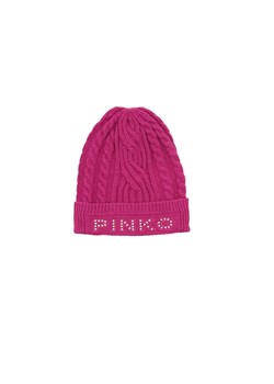 Pinko Czapka BAMBOO CAPPELLO VISCOSA CABLES ze sklepu Gomez Fashion Store w kategorii Czapki zimowe damskie - zdjęcie 184941702
