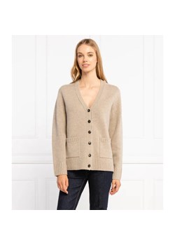 TORY BURCH Wełniany kardigan | Regular Fit ze sklepu Gomez Fashion Store w kategorii Swetry damskie - zdjęcie 184941993