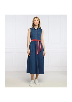 Liu Jo Sukienka z paskiem DRESS | denim ze sklepu Gomez Fashion Store w kategorii Sukienki - zdjęcie 184942023