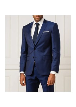 BOSS BLACK Wełniana marynarka z poszetką Huge 6 | Slim Fit ze sklepu Gomez Fashion Store w kategorii Marynarki męskie - zdjęcie 184942123