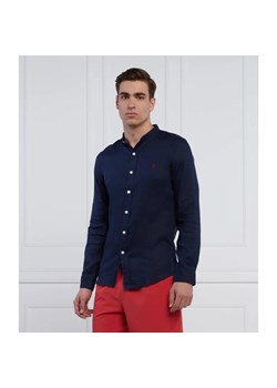 POLO RALPH LAUREN Lniana koszula | Slim Fit ze sklepu Gomez Fashion Store w kategorii Koszule męskie - zdjęcie 184942324
