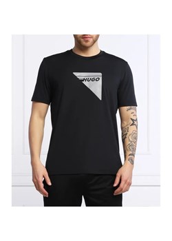 HUGO T-shirt Dagile_X | Slim Fit ze sklepu Gomez Fashion Store w kategorii T-shirty męskie - zdjęcie 184942614