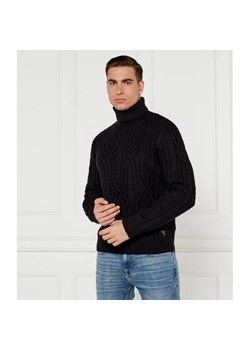 GUESS Golf EVANDER | Regular Fit | z dodatkiem wełny ze sklepu Gomez Fashion Store w kategorii Swetry męskie - zdjęcie 184942773