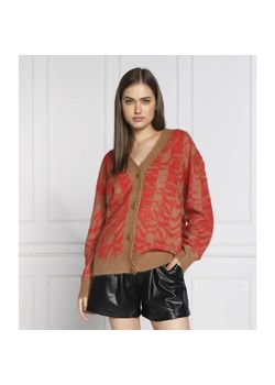 HUGO Kardigan Sameedia | Loose fit | z dodatkiem wełny ze sklepu Gomez Fashion Store w kategorii Swetry damskie - zdjęcie 184942962