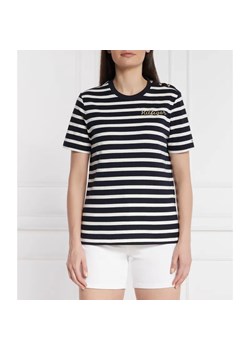 Tommy Hilfiger T-shirt GOLD BUTTON C-NK SS | Regular Fit ze sklepu Gomez Fashion Store w kategorii Bluzki damskie - zdjęcie 184943164