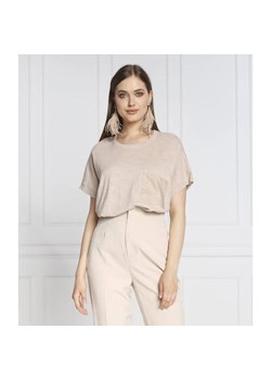 DKNY Bluzka | Oversize fit | z dodatkiem lnu ze sklepu Gomez Fashion Store w kategorii Bluzki damskie - zdjęcie 184943194