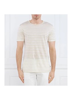BOSS BLACK Lniany t-shirt Tiburt 350 | Regular Fit ze sklepu Gomez Fashion Store w kategorii T-shirty męskie - zdjęcie 184943713