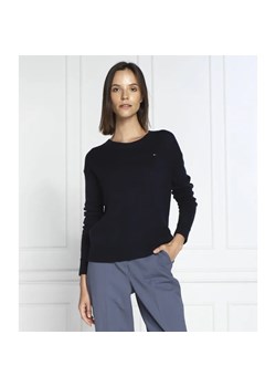 Tommy Hilfiger Wełniany sweter | Relaxed fit ze sklepu Gomez Fashion Store w kategorii Swetry damskie - zdjęcie 184943902
