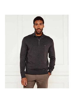 Tommy Hilfiger Sweter ZIP MOCK | Regular Fit | z dodatkiem kaszmiru ze sklepu Gomez Fashion Store w kategorii Swetry męskie - zdjęcie 184944471
