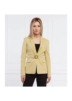 Pinko Lniana marynarka EMPOLI | Slim Fit ze sklepu Gomez Fashion Store w kategorii Marynarki damskie - zdjęcie 184945300