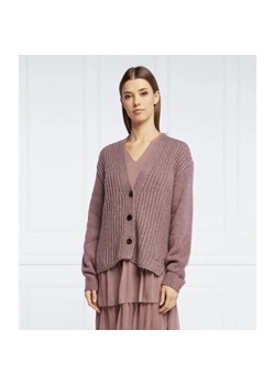 Joop! Wełniany kardigan | Regular Fit ze sklepu Gomez Fashion Store w kategorii Swetry damskie - zdjęcie 184945323