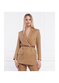 Liu Jo Lniana marynarka | Relaxed fit ze sklepu Gomez Fashion Store w kategorii Marynarki damskie - zdjęcie 184945380