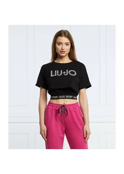 Liu Jo Sport T-shirt | Cropped Fit ze sklepu Gomez Fashion Store w kategorii Bluzki damskie - zdjęcie 184945432