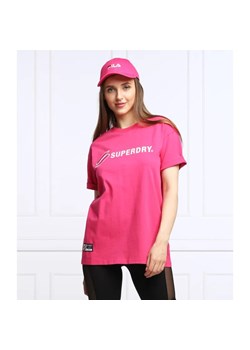 Superdry T-shirt CODE SL APPLIQUE | Loose fit ze sklepu Gomez Fashion Store w kategorii Bluzki damskie - zdjęcie 184945433