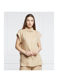 Marella SPORT Lniana koszula INCLUSO | Relaxed fit - id: MR221W000010001 - marki Marella - 184945490 Marella SPORT Lniana koszula INCLUSO | Relaxed fit ze sklepu Gomez Fashion Store w kategorii Koszule damskie - zdjęcie 184945490