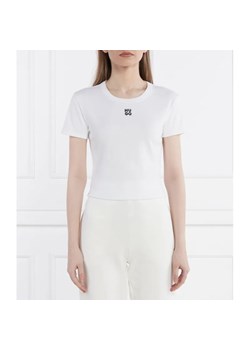HUGO T-shirt Delanor | Slim Fit ze sklepu Gomez Fashion Store w kategorii Bluzki damskie - zdjęcie 184946043
