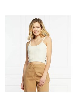 Silvian Heach Wełniany top DALENES | Cropped Fit ze sklepu Gomez Fashion Store w kategorii Bluzki damskie - zdjęcie 184946074