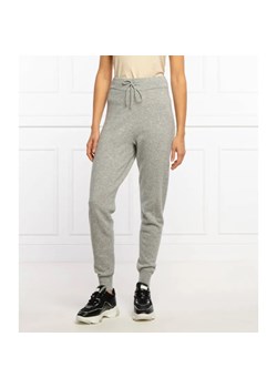 DKNY Wełniane spodnie jogger | Slim Fit | z dodatkiem kaszmiru ze sklepu Gomez Fashion Store w kategorii Spodnie damskie - zdjęcie 184947033