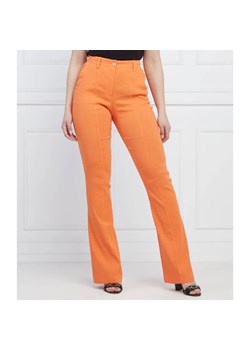 Pinko Lniane spodnie POLICORO | flare fit ze sklepu Gomez Fashion Store w kategorii Spodnie damskie - zdjęcie 184947432