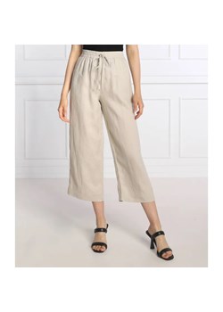DKNY Lniane spodnie | flare fit ze sklepu Gomez Fashion Store w kategorii Spodnie damskie - zdjęcie 184947554