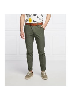 BOSS BLACK Spodnie chino Kaito1-Travel2_P | Slim Fit ze sklepu Gomez Fashion Store w kategorii Spodnie męskie - zdjęcie 184947572