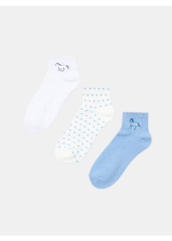 Sinsay - Skarpetki 3 pack - wielobarwny - id: 688FF-MLC - marki Sinsay - 184949651 Sinsay - Skarpetki 3 pack - wielobarwny ze sklepu Sinsay w kategorii Skarpetki dziecięce - zdjęcie 184949651