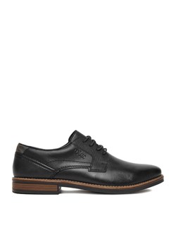 Rieker Półbuty 13523-00 Czarny ze sklepu MODIVO w kategorii Buty eleganckie męskie - zdjęcie 184949872