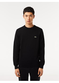 Lacoste Sweter AH1985 Czarny Regular Fit - id: 0000303197735 - marki Lacoste - 184949884 Lacoste Sweter AH1985 Czarny Regular Fit ze sklepu MODIVO w kategorii Swetry męskie - zdjęcie 184949884