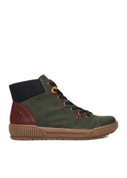 Rieker Botki N0711-54 Zielony ze sklepu MODIVO w kategorii Botki - zdjęcie 184950064