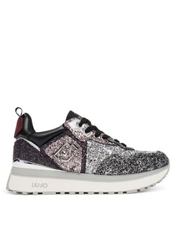 Liu Jo Sneakersy Maxi Wonder Glitter 01 BF5009 TX007 Srebrny ze sklepu MODIVO w kategorii Buty sportowe damskie - zdjęcie 184950140
