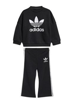 adidas Komplet bluza i legginsy JC7867 Czarny Flared Fit ze sklepu MODIVO w kategorii Komplety niemowlęce - zdjęcie 184950181