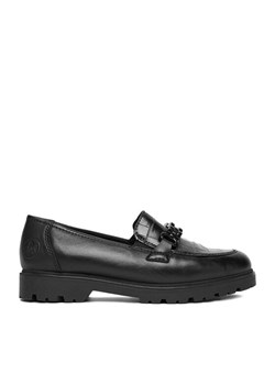 Loafersy Rieker 45561-01 Czarny ze sklepu eobuwie.pl w kategorii Buty sportowe damskie - zdjęcie 184952931