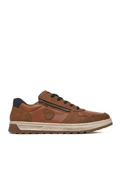 Sneakersy Rieker 37029-25 Brązowy ze sklepu eobuwie.pl w kategorii Buty sportowe męskie - zdjęcie 184952990