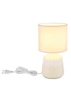 Globo lighting Lampa stołowa &quot;Rela&quot; w kolorze kremowym - wys. 31,5 x Ø 17,5 cm ze sklepu Limango Polska w kategorii Oświetlenie - zdjęcie 184955433