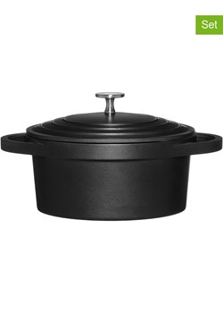 Maku 2-częściowy zestaw w kolorze czarnym - Ø 20 cm ze sklepu Limango Polska w kategorii Garnki - zdjęcie 184955493